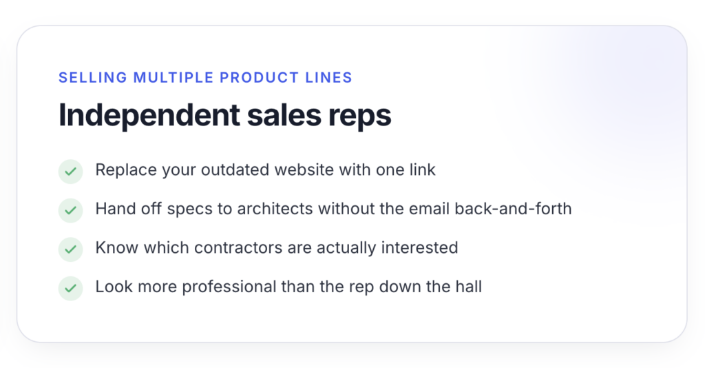Independent reps